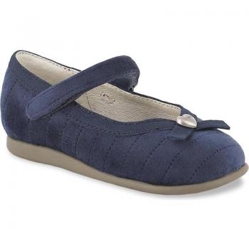 Bailarinas de Niña Mayoral 42220 Marino, color azul, diseño elegante, suela antideslizante, material sintético y textil, cierre fácil para mayor comodidad