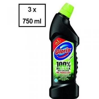 glorix inodoro de limpiador 'antical Lime' - 3 x 750 ml