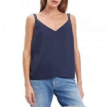Tommy Jeans TJW Solid Strap Cami Top, Camiseta sin Mangas para Mujer, Blau
