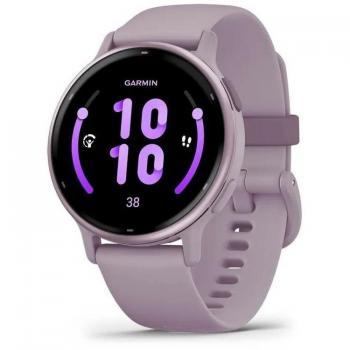 Garmin Vivoactive 5 GPS Fitness Smartwatch - Metallic Orchid Aluminum Bezel with Orchid Case and Silicone, 42mm, Smart Watch