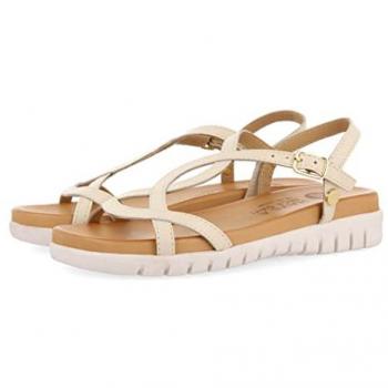 Gioseppo Sandalias Piel Niña Off-white Cómodo y de Calidad, GIOSEPPO Tocumen, Sandalia Niñas, Marfil, 29 EU
