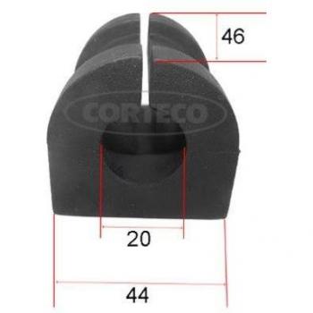 Soporte de estabilizador CORTECO 49363595 - Silentblock de barra estabilizadora, alta calidad, resistente a la corrosión, fácil instalación, compatible con múltiples modelos de vehículos