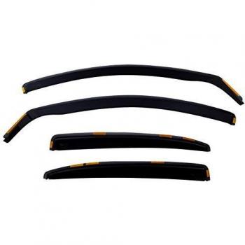 Deflectores de Viento HEKO 23166 - Juego de 4 Piezas Frontal y Trasero - Protección Contra el Viento