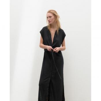 Vestido Midi sin Mangas Turquesa Ecoalf