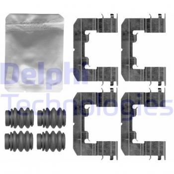 Kit de accesorios, pastillas de frenos DELPHI LX0766