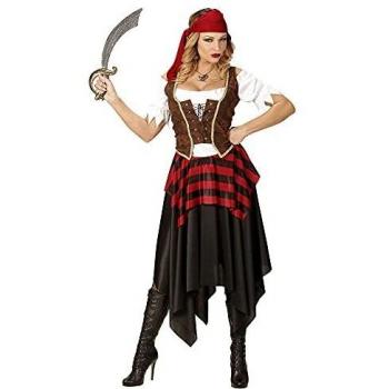 Disfraz de Novia Pirata Mariella para Mujer Talla S Colorido
