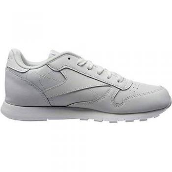 Reebok Classic Leather, Zapatillas de Deporte Niñas, White/White/White, 22 EU