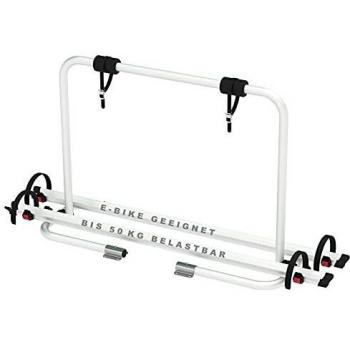 Portabicicletas Eco para Deichsel de Caravanas, Abklappable, Capacidad hasta 50kg, para 2 Bicicletas e-Bike