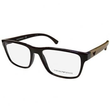 Emporio Armani 0EA3103 Monturas de gafas, Brown, 53 para Hombre