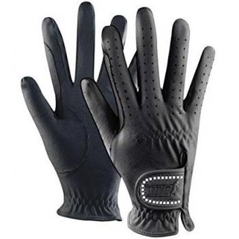 Guantes de equitación universales de cuero para invierno ELT Der Allrounder XL Negro/Silver