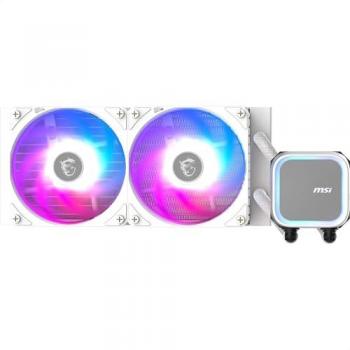 Sistema de Refrigeración Líquida MSI MAG CoreLiquid A13 240 Blanco con Iluminación ARGB