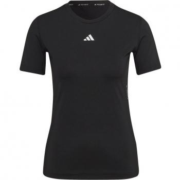 adidas Techfit Women's Short Sleeve Training T-Shirt - Black