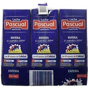 Pascual, Leche Entera Bienestar Animal, 6 x 1L