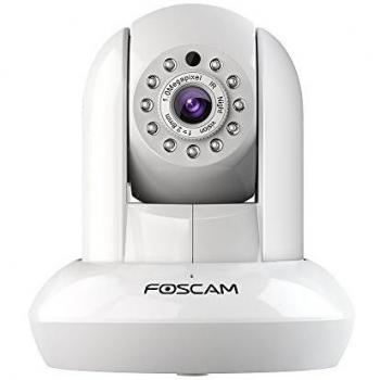 Foscam FI9821P Plug and Play HD 1280 x 720p H.264 Wireless / Wired Pan / Tilt Cámara IP - 26 pies de visión nocturna y 2.8mm Lens