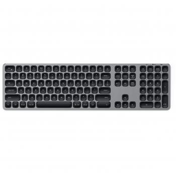 Satechi Space Gray Aluminum Bluetooth Keyboard with Numeric Keypad for Apple Mac