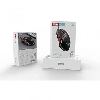 Ratón Gaming RGB con Cable XO M3 Guerreros Lobo 1.5m Negro