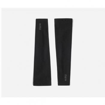 Manguitos Hiru Thermal T-M Negro - Manguitos de ciclismo, color negro, talla M, fabricados con material térmico para mantener el calor en condiciones frías