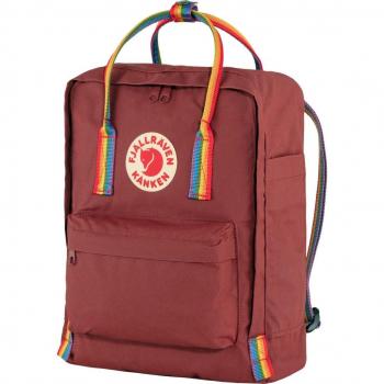 Mochila Fjällräven Kånken Rainbow para Mujer Resistente Al Agua - Vinylon F 100% - Colorida 16L Granate