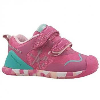 Zapatillas Deportivas Biomecanics para Niños Primeros Pasos Sin Costuras Color Fucsia Talla 20