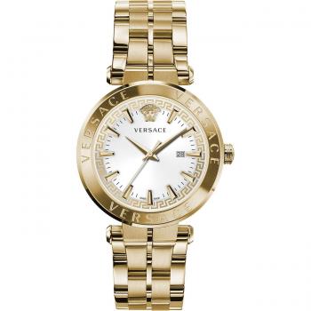 Versace Men's Stainless Steel Bracelet Watch, Yellow, Size: ONE SIZE