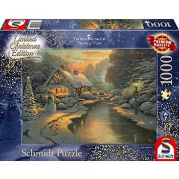 Christmas Eve 1000-Piece Puzzle by Thomas Kinkade