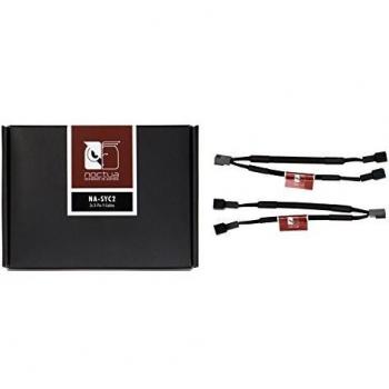 Noctua NA-SYC2, Cables con Forma de Y y 3 Pines para Ventiladores de PC