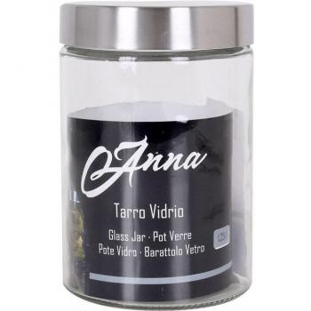 Tarro de Vidrio con Tapa de Acero Anna 1.25 Litros