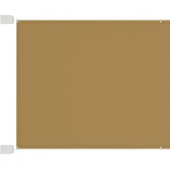 Toldo vertical beige 140x420 cm tela oxford