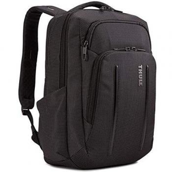 Thule Unisex's Crossover 2 Travel Backpack, Black, 12.2 x 7.5 x 16.9 in