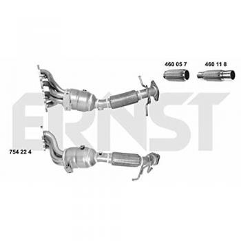 Catalizador ERNST 754224 Euro 4 con kit de montaje para Ford Focus 2, C-Max y Volvo V50