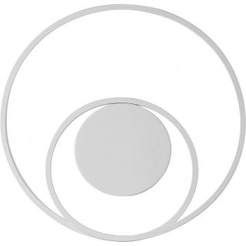 Plafón LED Emisua CCT atenuable blanco, moderno, hecho de aluminio, para salón y comedor, 1 llama