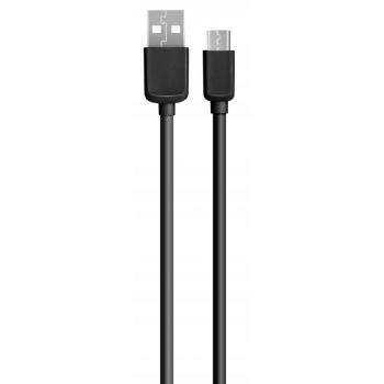Cable Micro USB 2 Amperios 1 Metro Negro AVANT