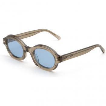 Retrosuperfuture FVP March Rules Unisex Sunglasses Beige Rotonda