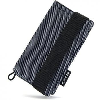 GUGGIARI® Tarjetero en Microfibra para Tarjetas de Crédito -Mini Cartera Anti RFID para Hombre - Billetera Ligera y Compacta -Billetes, Tarjetas, Llaves estarán Seguras en la Cartera Antirrobo