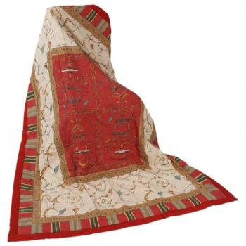 Bassetti 9265852 - Mantel, algodón, 135x190 cm, Color Rojo