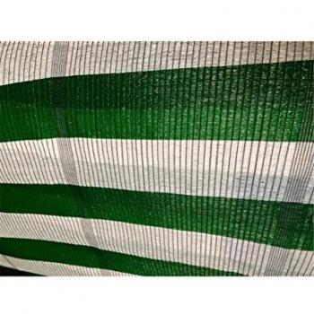 Malla de Ocultación Bicolor Verde y Blanco - 3 m de Ancho - Metro Lineal