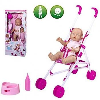 Rosa Toys- Muñeco Bebé, Color Natural