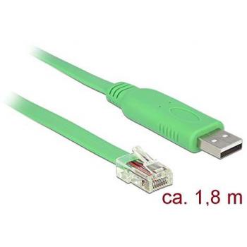 DeLOCK 62960 Adaptador de Cable USB 2.0 a RS-232 Verde