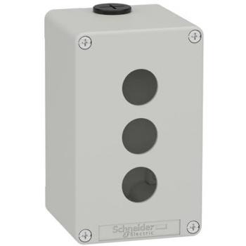 Caja de uso general de metal gris Schneider Electric, dimensiones 130 x 80 x 77 mm, grado de protección IP65, IP66 e IP69