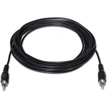 NanoCable 10.24.0403 - Cable audio RCA, RCA/M-RCA/M, macho-macho, negro, 3mts