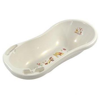 Bañera de Bebé XXL 100CM Con Tapón Disney Winnie Pooh Perla Blanco