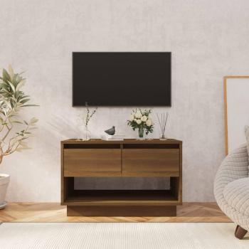 Mueble para TV de madera contrachapada 70x41x44 cm, Mueble de salón, Mueble TV, Mueble televisor, Mesa de TV, color marrón roble