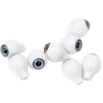 4 Pares de Ojos Redondos para Muñecas de Acrílico de 8mm