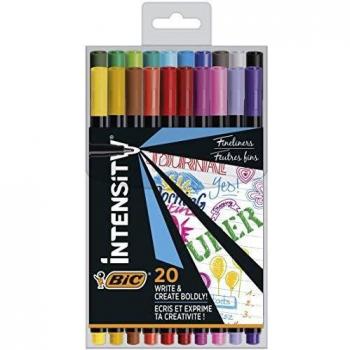 BIC Intensity Fine - Blíster de 20 unidades, rotulador punta fina