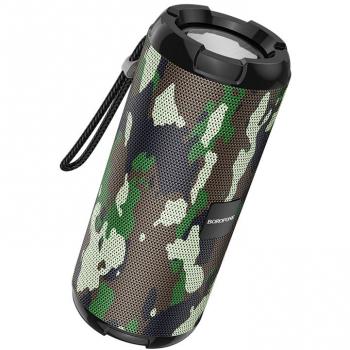 Altavoz Bluetooth Deportivo Impermeable con Radio FM y MP3 Borofone BR15 Camuflaje