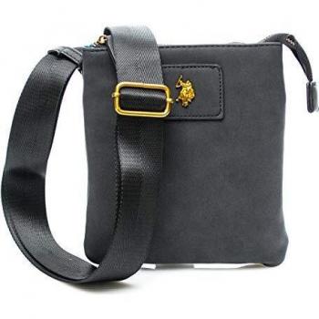 USPoloAssn Brentwood Small Flat Crossbody - Bolso para Mujer Negro Size: Talla única