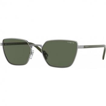 Vogue Vo4245s col. 548/71 Woman Square Gunmetal Sunglasses, Stylish Gray Female, Size: 53 MM