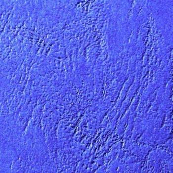 Cubiertas de Encuadernación GBC LeatherGrain A4 250gsm Azul Real (Pack de 100)