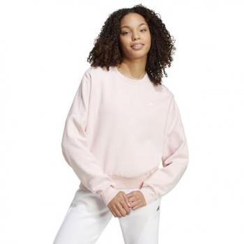 Sudadera adidas Essentials Small Logo Feel Cozy mujer rosa claro L