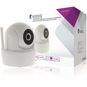 König SAS-CLALIPC10 Cámara de Seguridad IP Interior Blanco 1280 x 720Pixeles - Cámara de vigilancia
